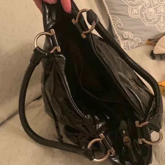 Ferragamo Hobo Black patent leather bag Salvatore Ferragamo - Picture 3 of 10